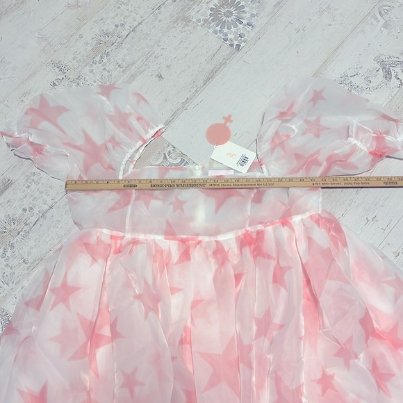 Selkie French Puff Dress in Powdered Star size 4X - Picture 6 of 10